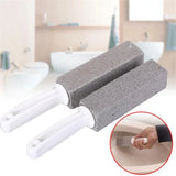 Pumice stone toilet scrubber