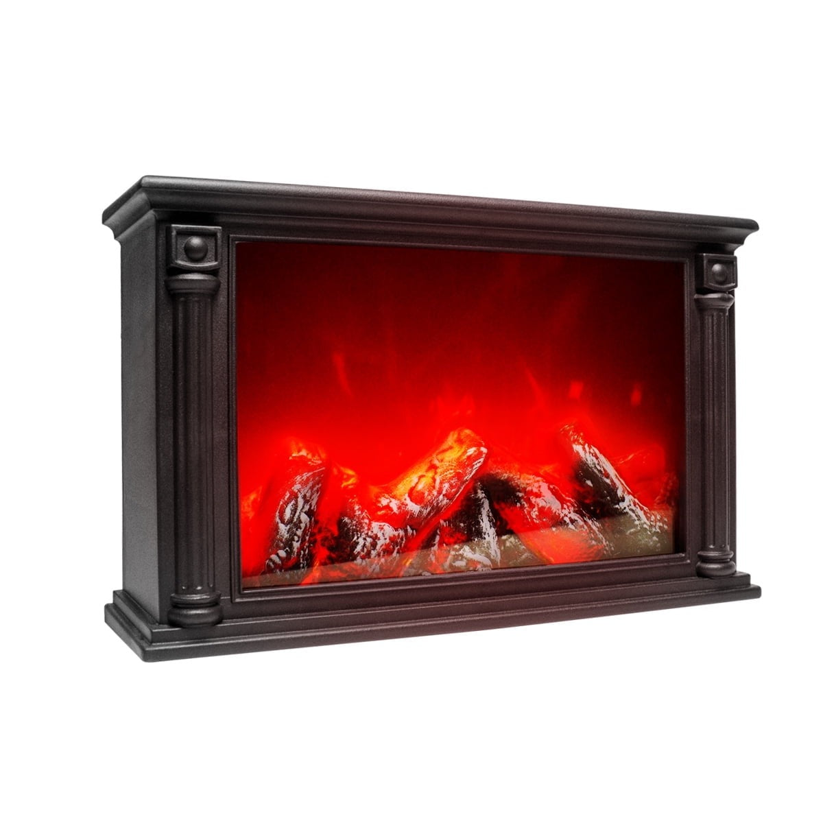 Artificial Fireplace with Realistic Log Wood Burning Flame Simulation Effect for Decoration