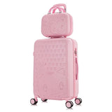 2 in 1 Suitcase Bag Trolley Travel Bag