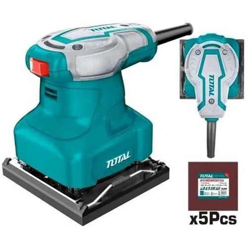 TOTAL Palm Detail Sander 240W Total Palm Sander + Free 5pcs Sand Papers