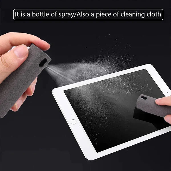 2 in 1 phone /tablet /tv screen cleaner with liquid