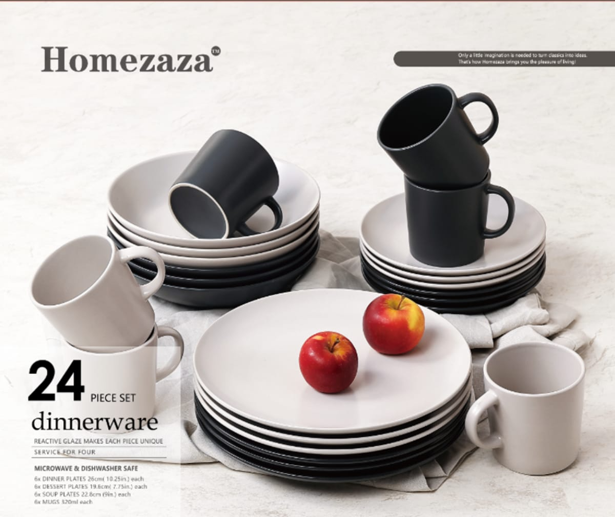 Fine Porcelein Dinnerware Set 24pcs