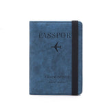 Passport Holder Cover Wallet Travel Essentials RFID Blocking Leather Card Case