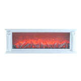 Artificial Fireplace with Realistic Log Wood Burning Flame Simulation Effect for Decoration