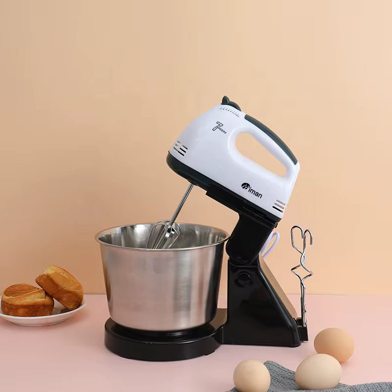 Boma Stand Mixer Auto Dough Mixer 7 Speed Adjustable Food Beater Kitchen Machine Mixer Home 2L Function Stable