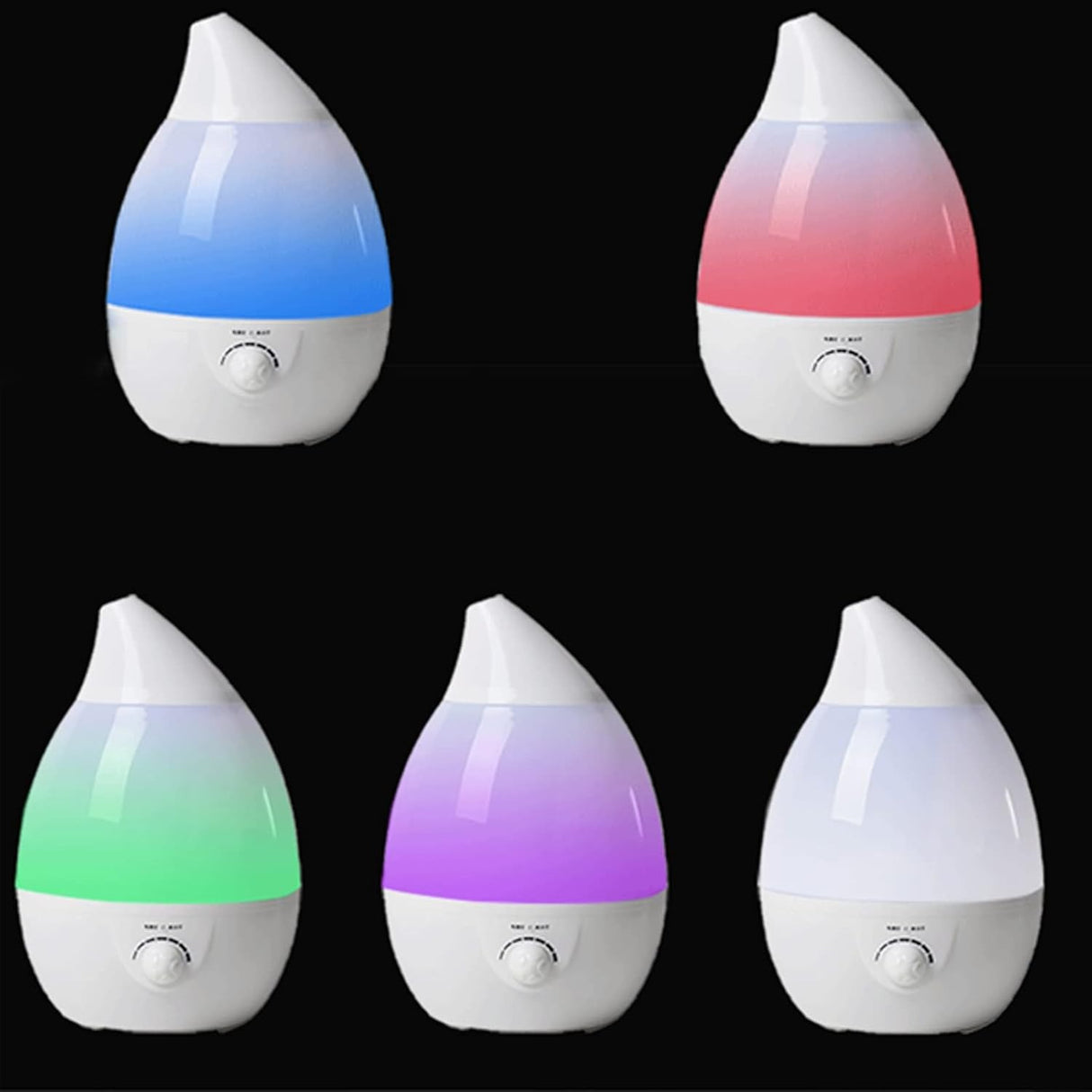 Essential Oil Diffuser, Ultrasonic Humidifier 2.6l Ultrasonic Aroma Air Humidifier