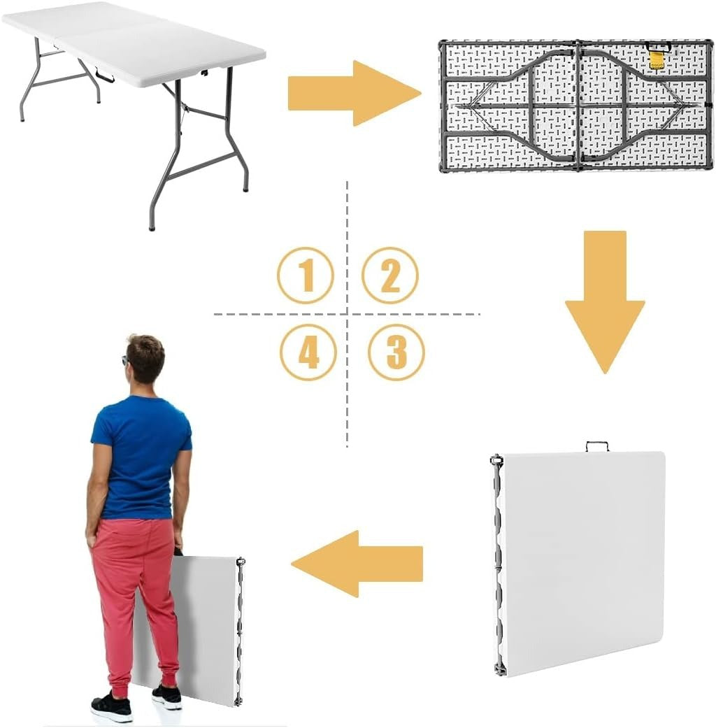 Foldable Adjustable Camping Outdoor Picnic Table