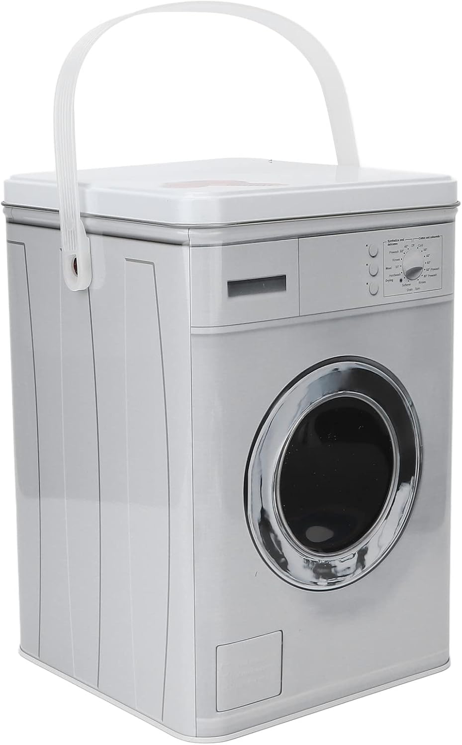 Washing machine themed powder/laundry detergent  storage container