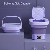 Portable Washing Machine -Portable Washer Washing Machine with Drain Basket for Travelling, Camping, Apartment, Dorm