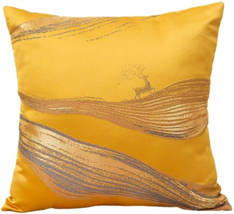 Luxury Cushion Cover 45x45cm Cute Deer Pattern Animal Pattern Soft