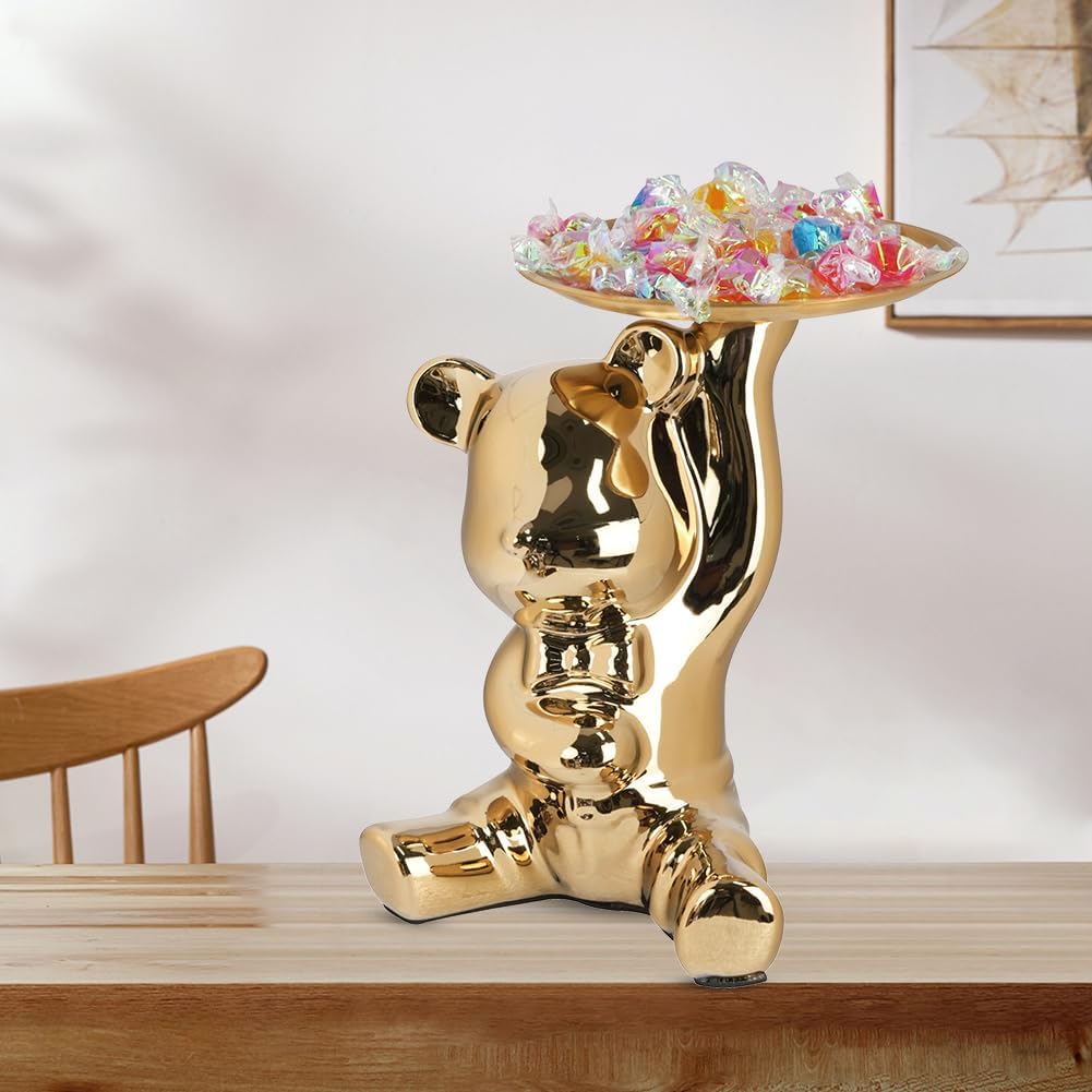 Piggy Bank Personality Bear Money Box Sculptures .