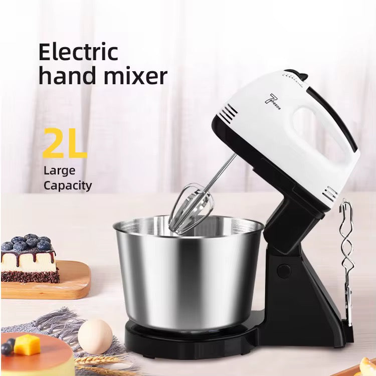 Boma Stand Mixer Auto Dough Mixer 7 Speed Adjustable Food Beater Kitchen Machine Mixer Home 2L Function Stable