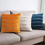 Luxury Simple Stripe Wrinkle Pillowcase/pillowcover