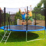 Trampoline with Enclosure Net & Safety Pad Kids Adults Jumping Mat (12 Feet)