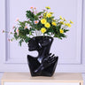 Ceramics Vase Human Head Abstract Half Body Flower vase Flower Arrangement Human Face Modern Home Decoration