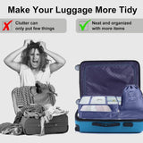 8pcs Luggage Travel Organizers With Cosmetic Organizer