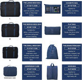 Luggage Travel Organizers Packing Cubes