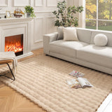 Faux Rabbit Fur Rug Carpet,  4x6 FT Fluffy Soft Area Rug