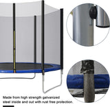 Trampoline 10FT Kids Trampoline with Safety Enclosure with Netting and Ladder Edge Cover Jumping Mat