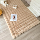 Faux Rabbit Fur Rug Carpet,  4x6 FT Fluffy Soft Area Rug