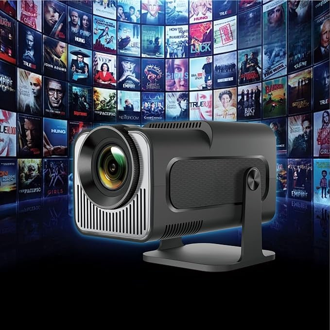Smart Projector 4k, Full HD Supported, Android 11.0, Short Throw Auto Keystone, 180° Rotation, Home Movie, Lumen Brightness, Wifi and Bluetooth Supported, Screen Mirror Phone or Tablet