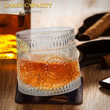 Rotating Spinning Whiskey Glasses