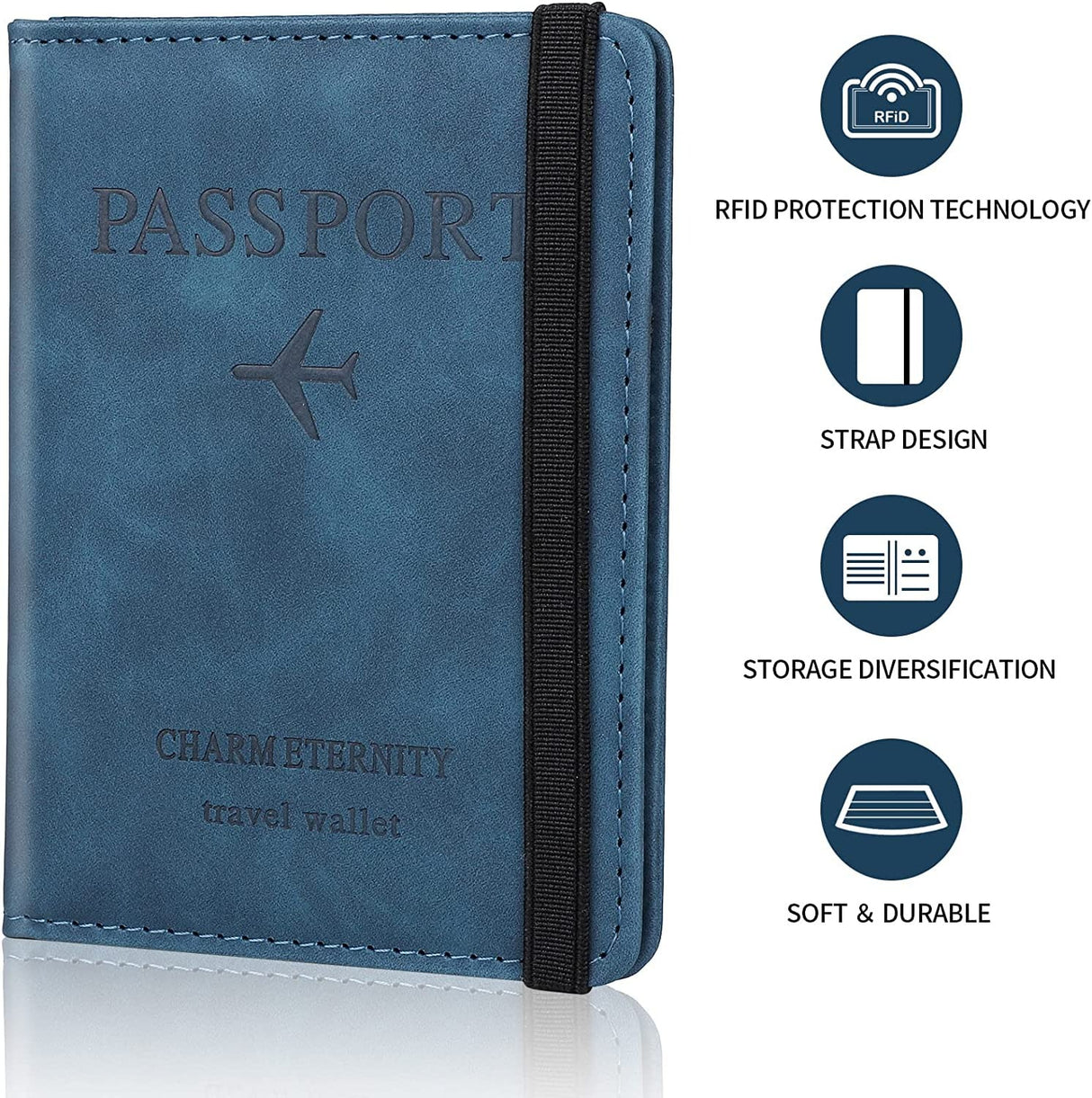 Vintage Business Passport Covers Holder Multi-Function