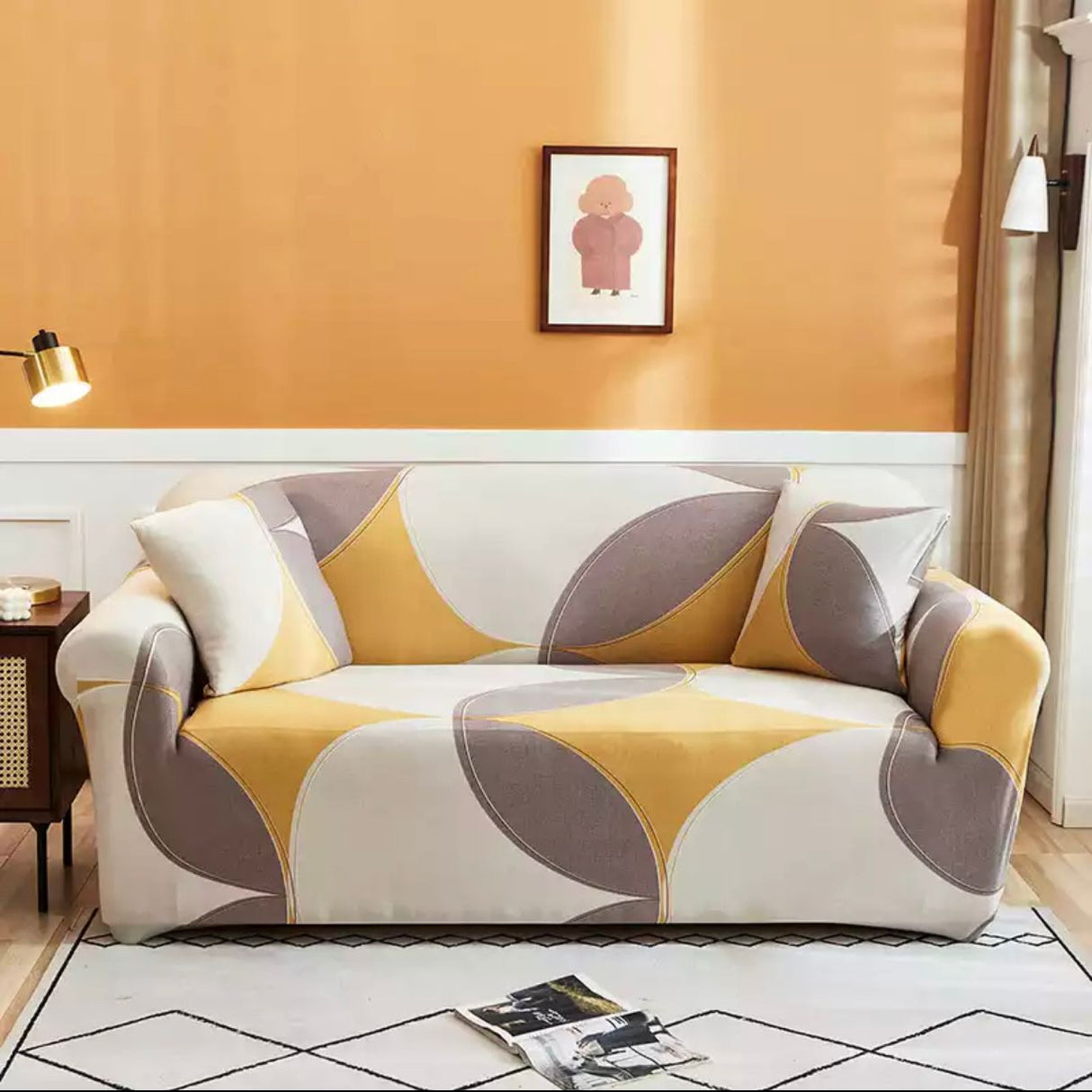 Printed Strechable Elastic Sofa Covers