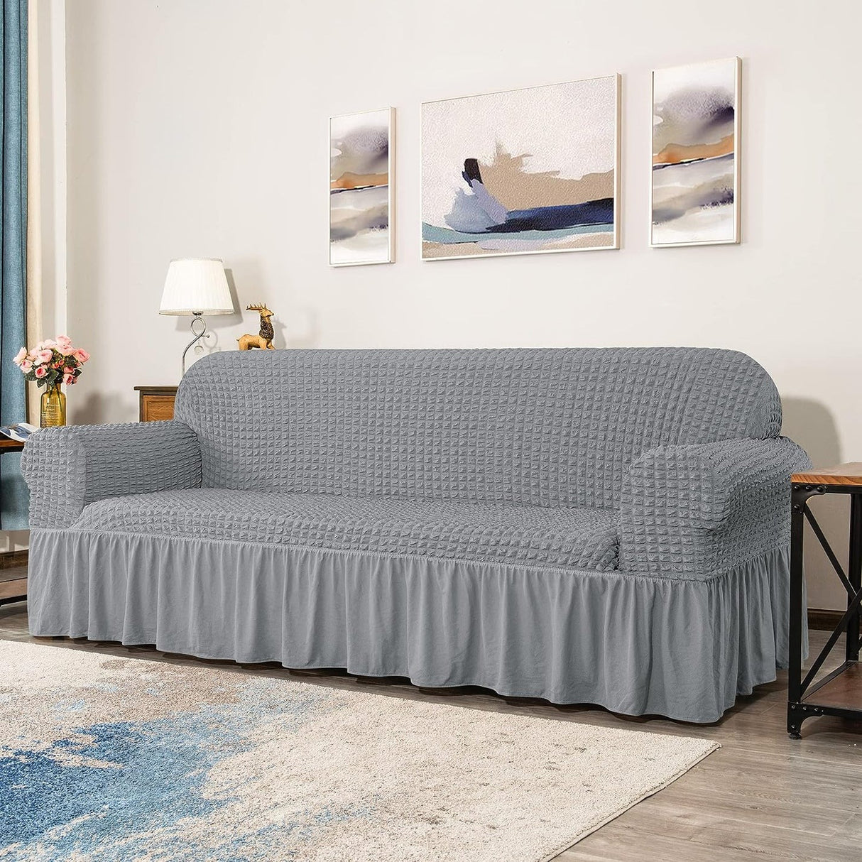 Stretchable Sofa Slipcovers 5 Seater