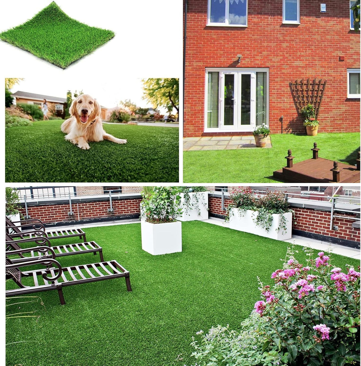 35 MM Artificial Grass Mat Carpet for Balcony - for Home Decoration 2m2