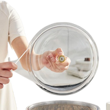 Airtight transparent cereal / candy storage container