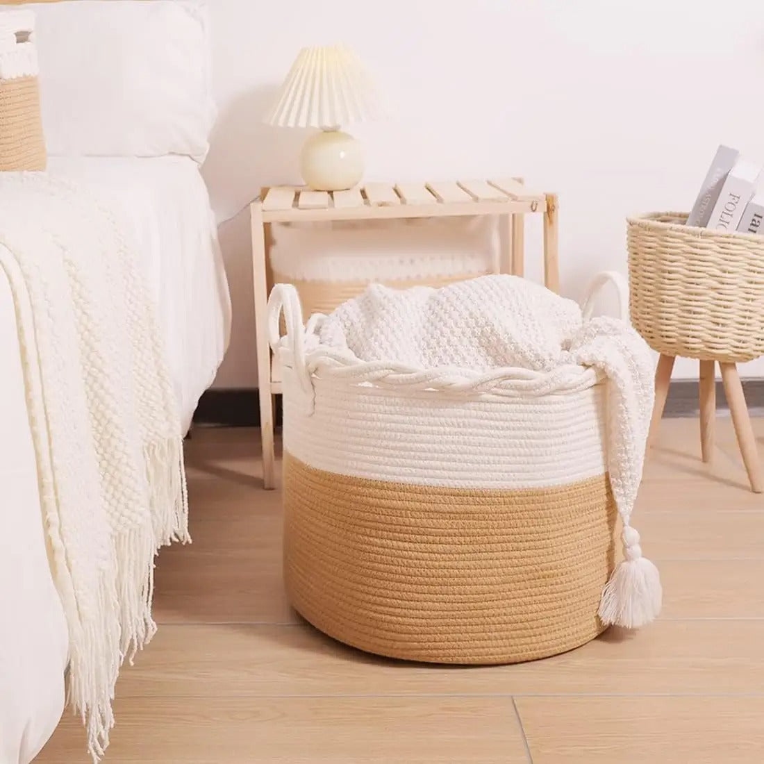Woven Storage Baskets Laundry bags