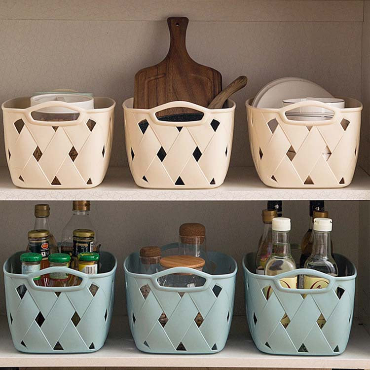 Diamond embossed storage