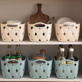 Diamond embossed storage