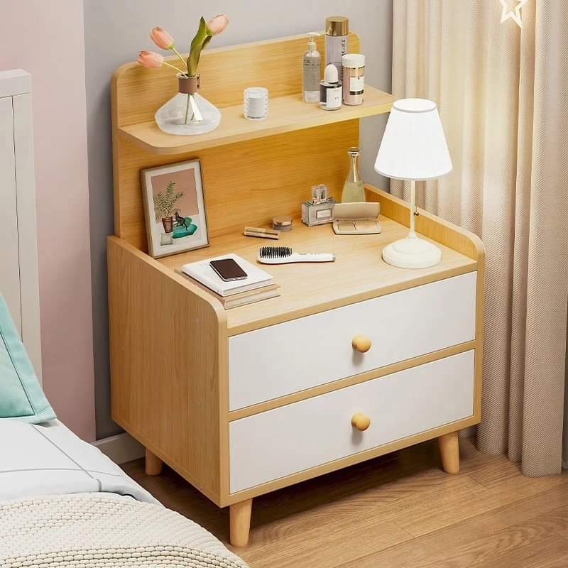 Simple Minimalist Bedside Storage Cabinet