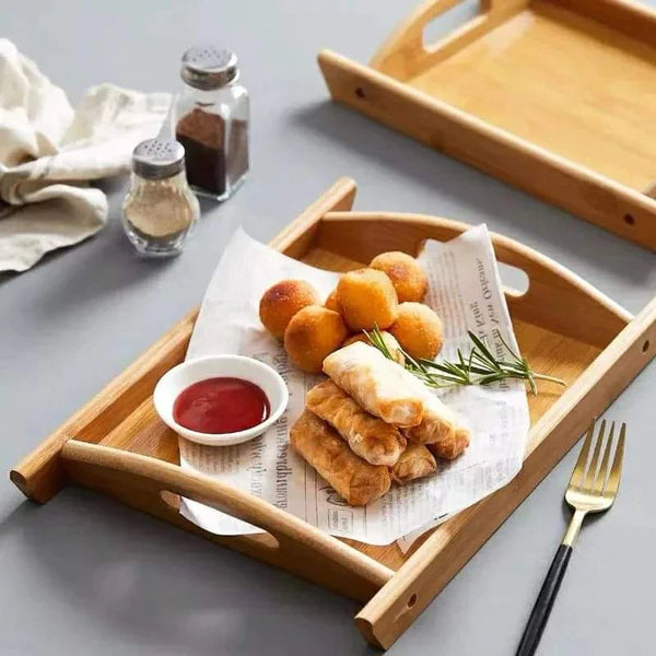 3ps bamboo trays