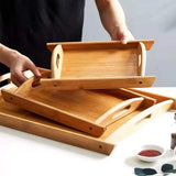 3ps bamboo trays