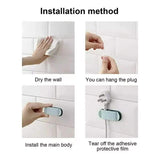 Multipurpose self adhesive wall hooks 6pcs