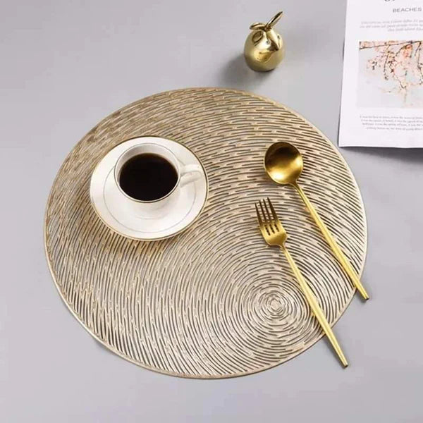 6pcs round table placemats