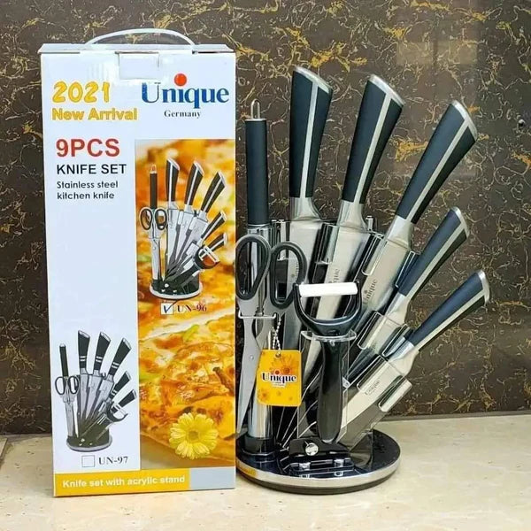 9 in 1 Kitchen knives set