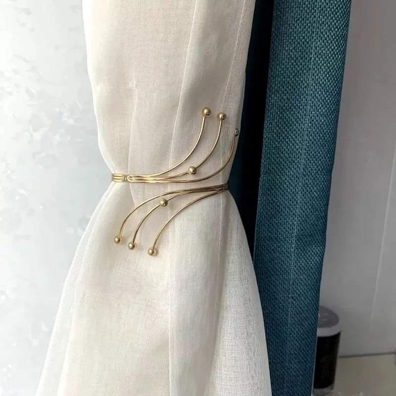 2pc set curtains tiebacks holders