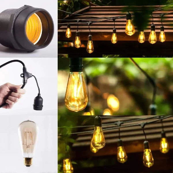 Electric LED String Light With Bulbs