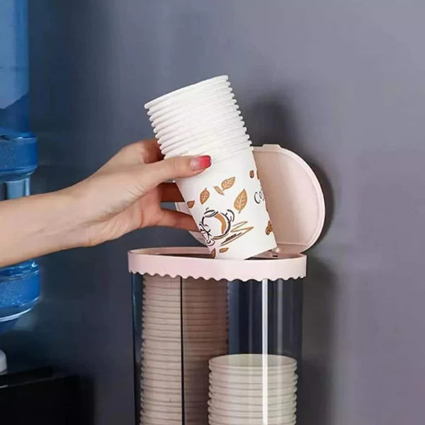 Twin disposable cups holder