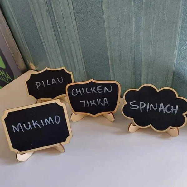 Mini wooden chalkboard