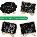 Mini wooden chalkboard