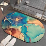 Antislip bathroom mats