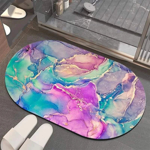 Antislip bathroom mats