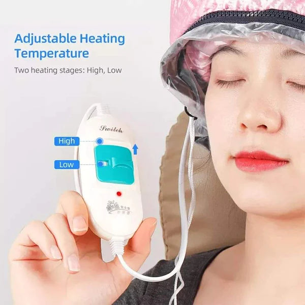 Thermal steaming cap