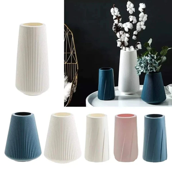 European style plastic vase