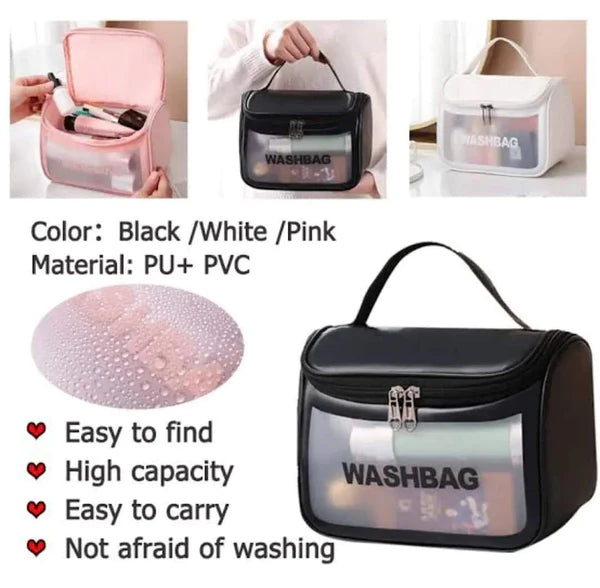 Transparent washbag/ cosmetic bag